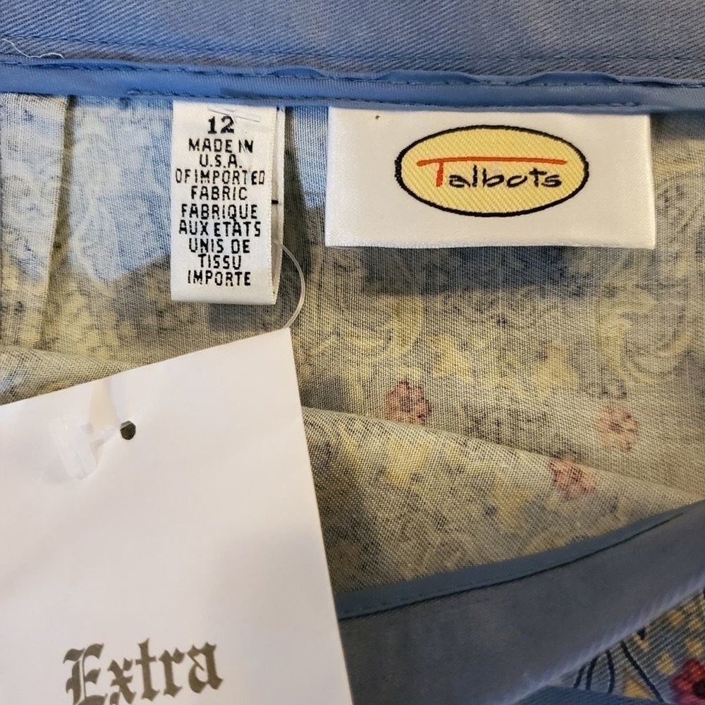 Talbots paisley floral pencil skirt size 12 new!!! - Picture 6 of 8